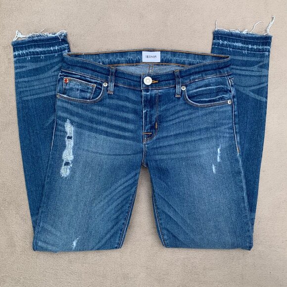 Hudson Krista Ankle Skinny Mid Rise Released Hem Jeans Sz27 - Picture 5 of 14